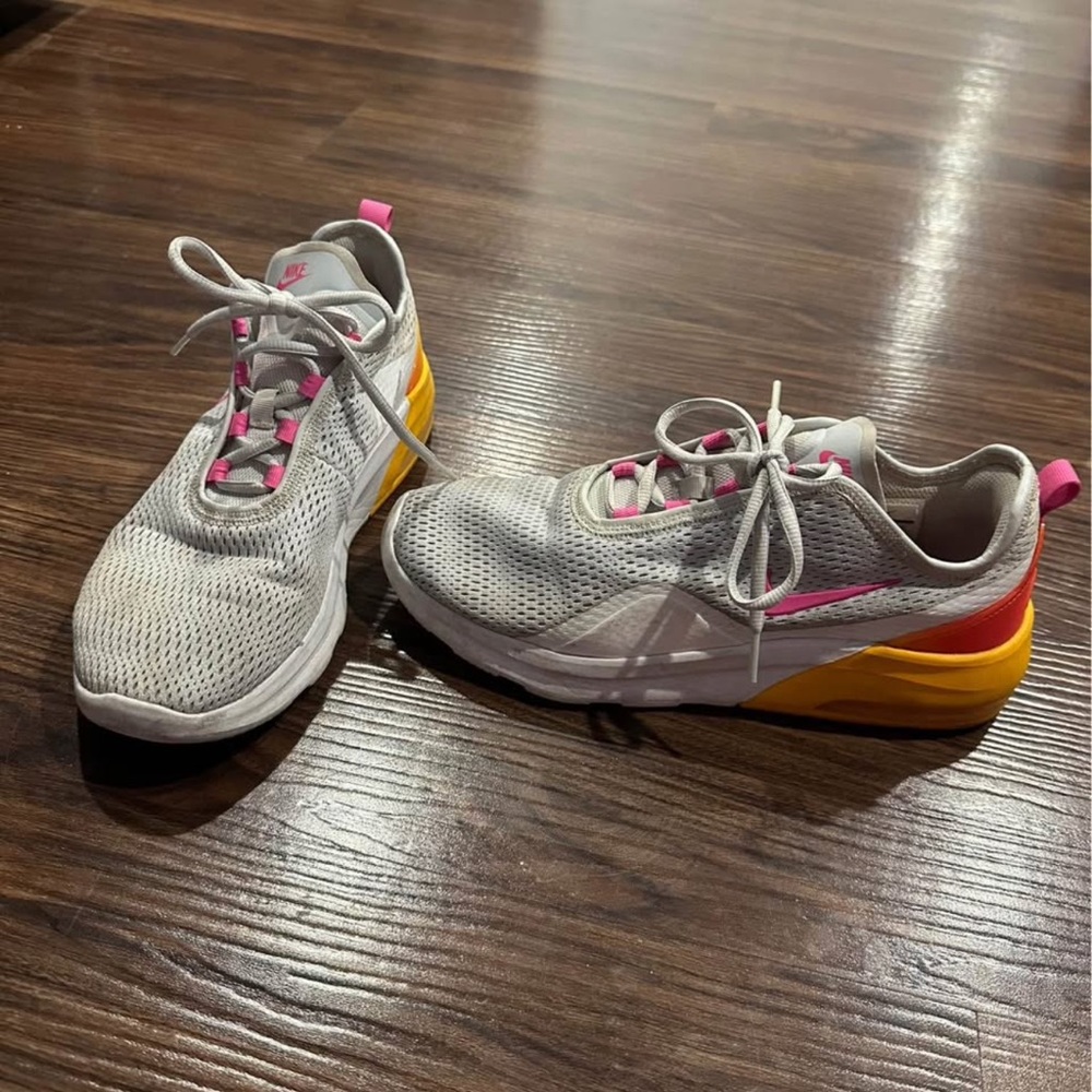 Nike White and Pink Sneakers